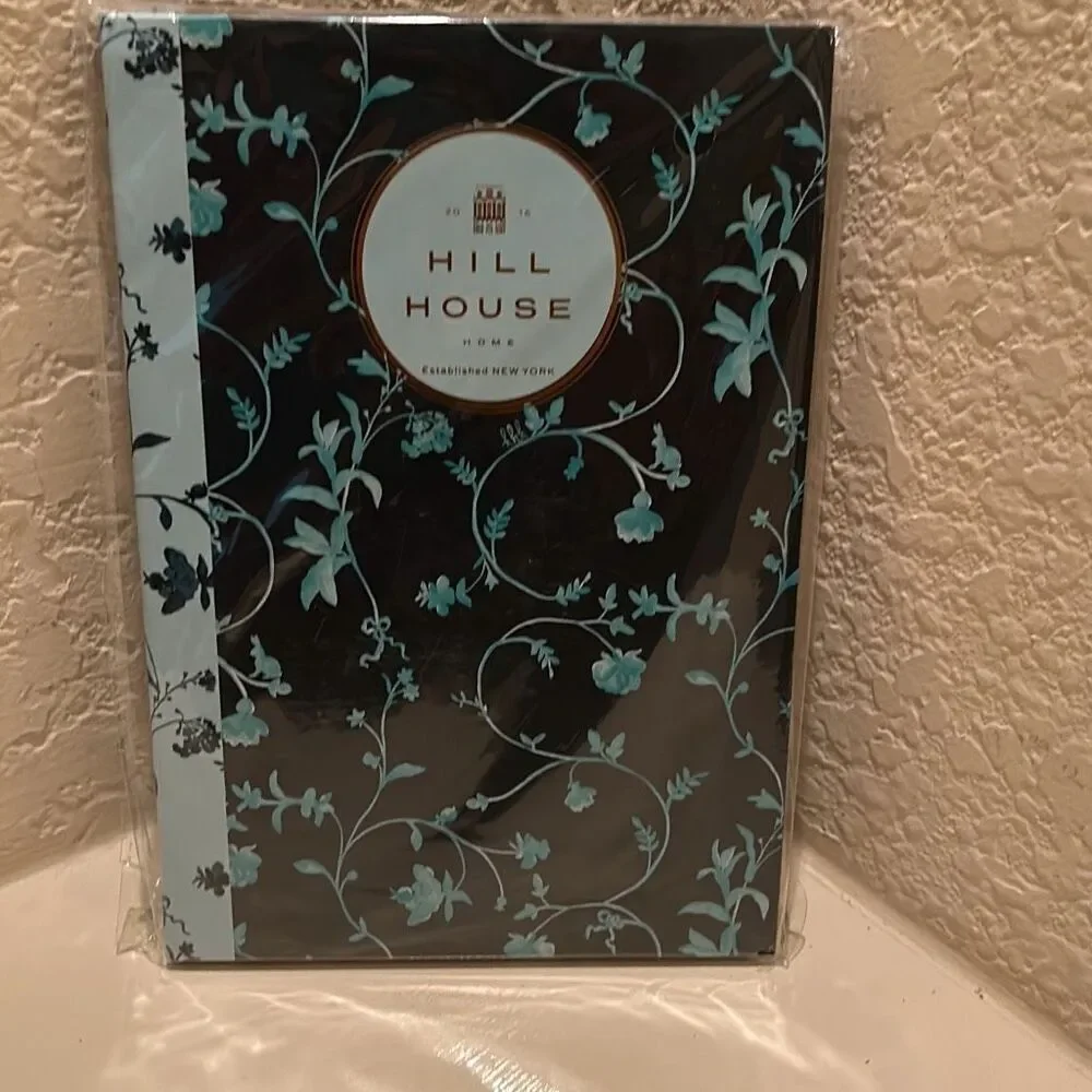 Hill House Home Womens Notebook Emerald Botanical Green Watercolor Design New